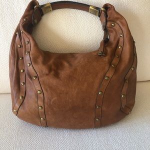 Stuart Weitzman Studded Hobo Bag
